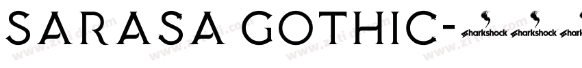 Sarasa Gothic字体转换